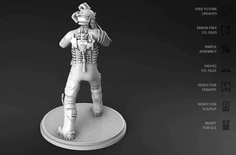 Deadspace Figuries 3D Print Model STL