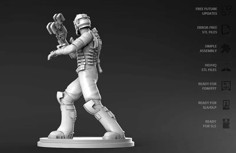 Deadspace Figuries 3D Print Model STL