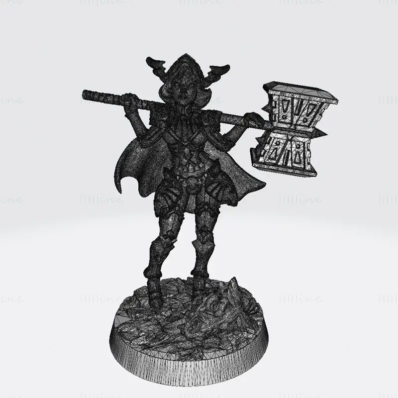 Death Bringer Miniaturen 3D Print Model STL