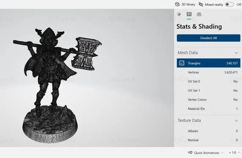 Миниатюры Death Bringer Модель для 3D-печати STL