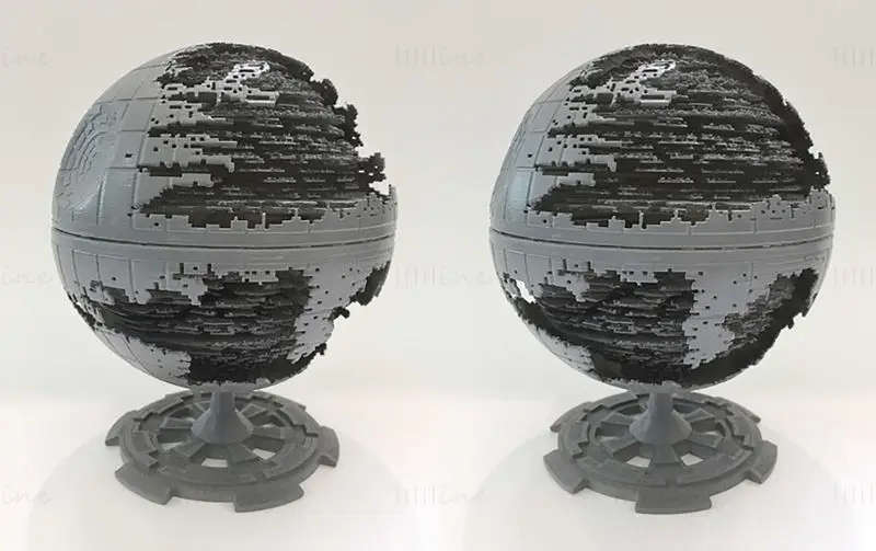 Death Star - Star Wars 3D-utskriftsmodell STL