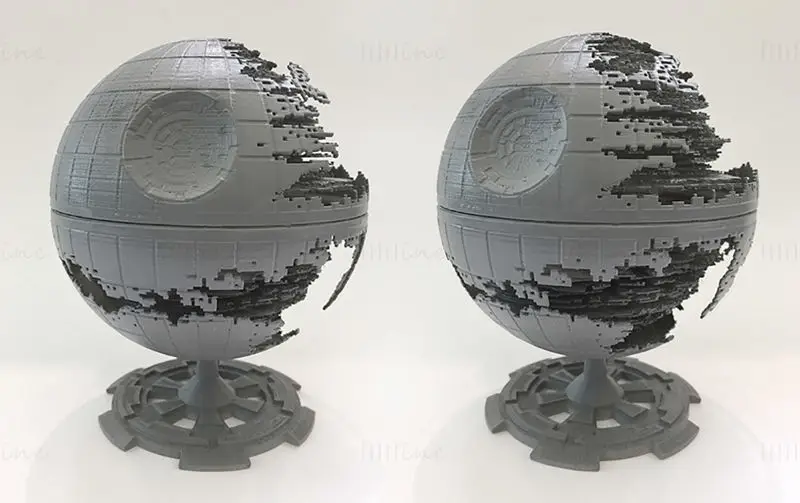 Death Star - Star Wars 3D-utskriftsmodell STL