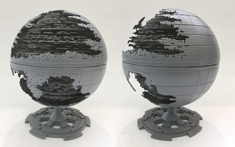 Death Star - Star Wars 3D-utskriftsmodell STL