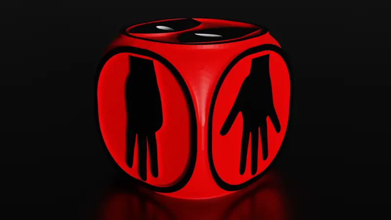 DeathPool D6 Dice Model imprimabil