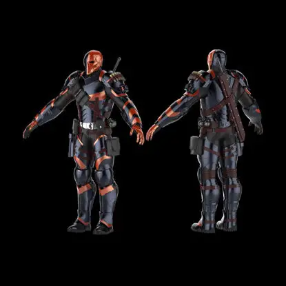 Deathstroke Arkham Knight Full Armor Suit پرینت سه بعدی مدل STL