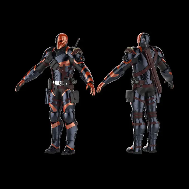 Deathstroke Arkham Knight Full Armor Suit پرینت سه بعدی مدل STL