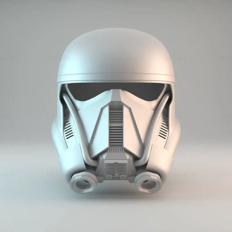 Přilba DeathTrooper na modelu Star Wars 3D Print STL