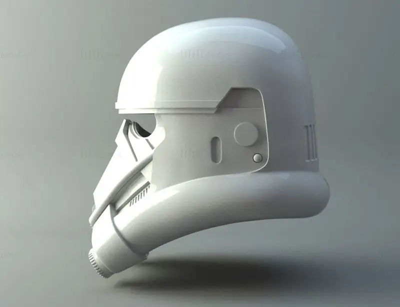 Přilba DeathTrooper na modelu Star Wars 3D Print STL