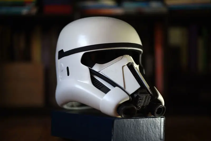 Přilba DeathTrooper na modelu Star Wars 3D Print STL