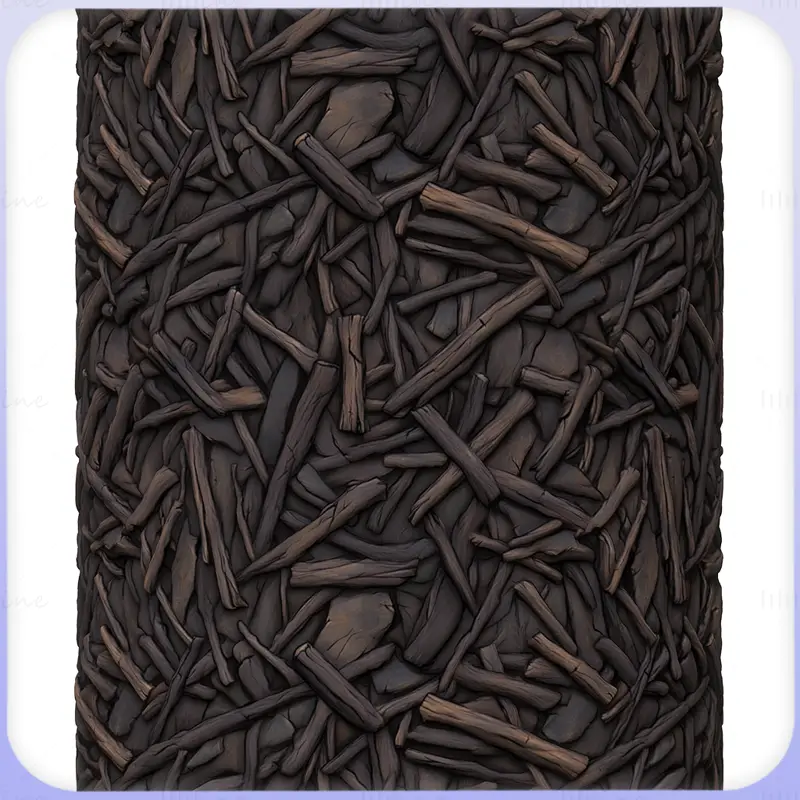 Debris Seamless Texture PNG