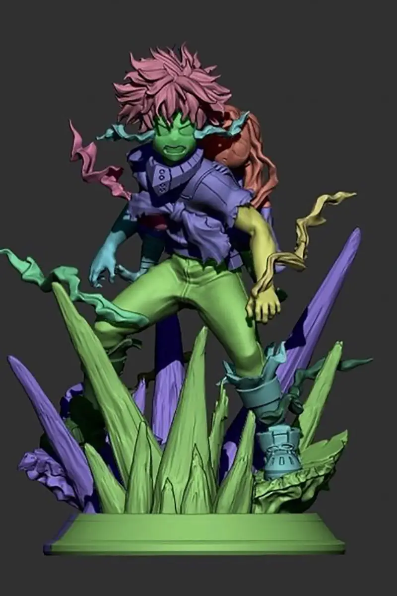 Deku e Eri Impressão 3D Modelo STL