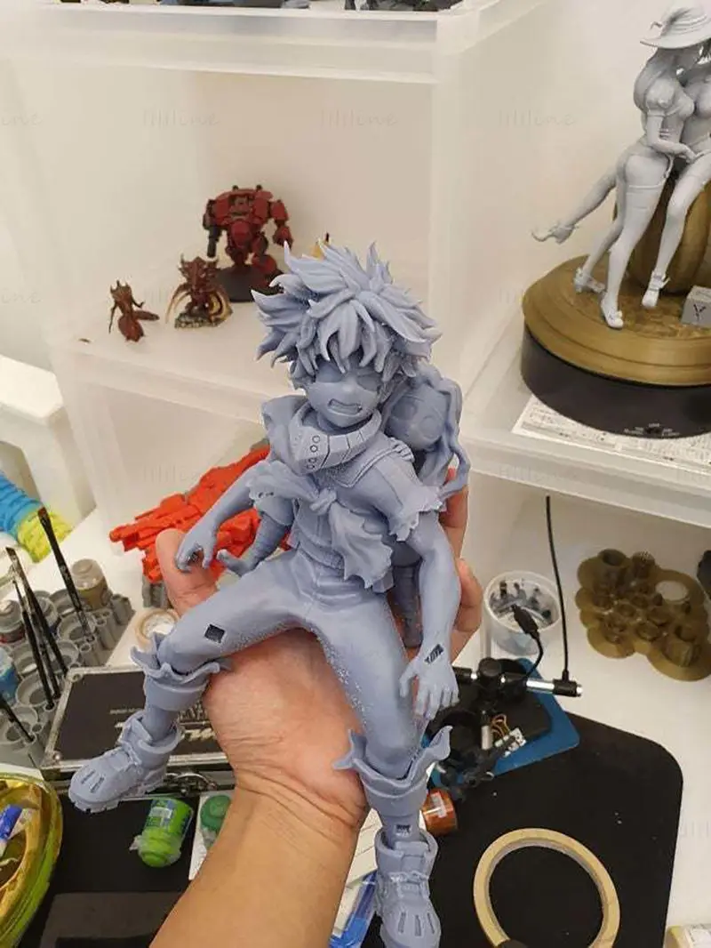 Modelo de impresión 3D de Deku y Eri STL