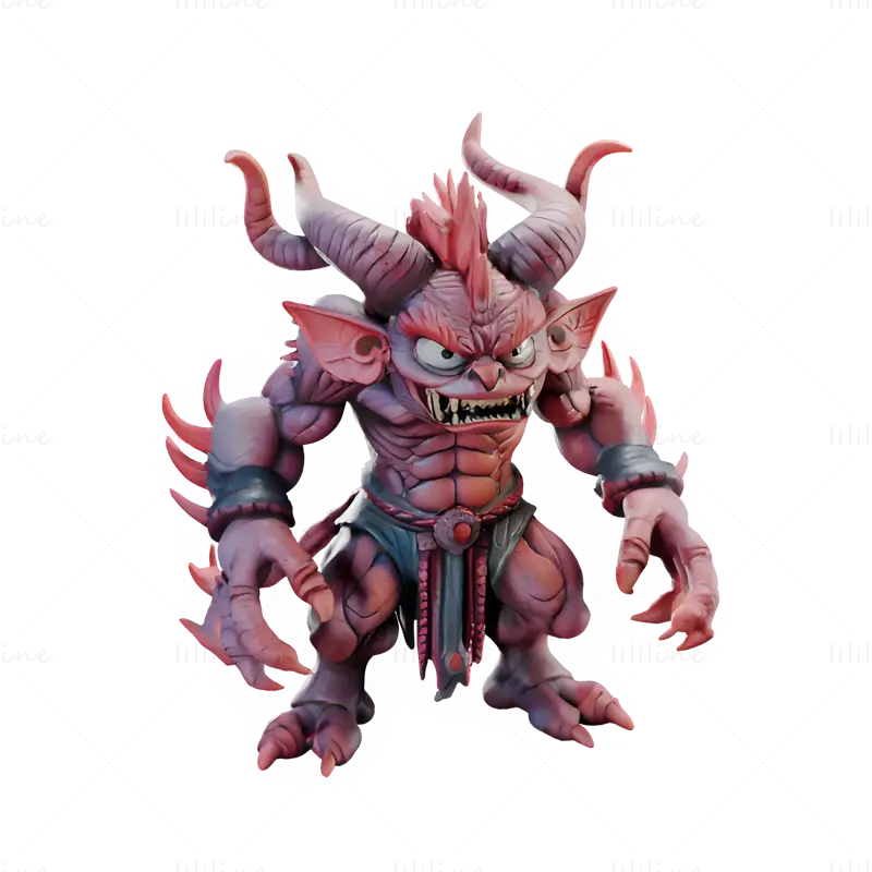 Demon Lords Collection - Fantasy Character 3D Print Model Series