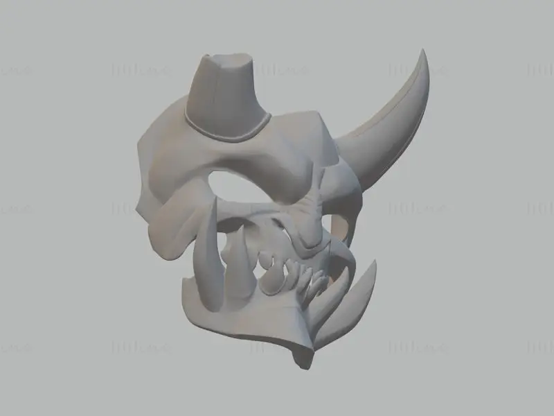 Model masky démona 3D tisk STL