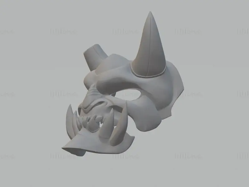 Model masky démona 3D tisk STL