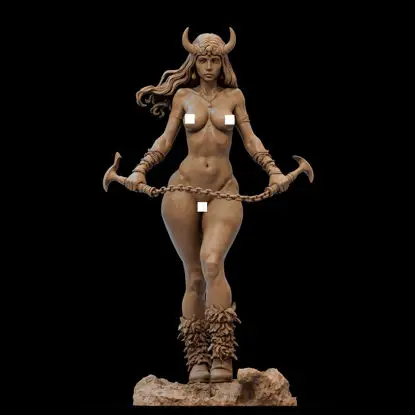 Modelo de impresión 3D STL de la Reina Demonio (NSFW)