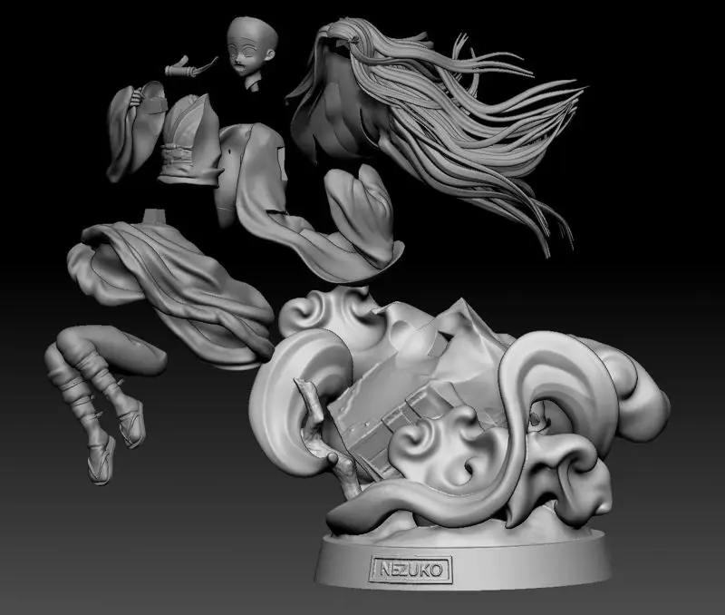 Demon Slayer Kamado Nezuko 3D Printing Model STL