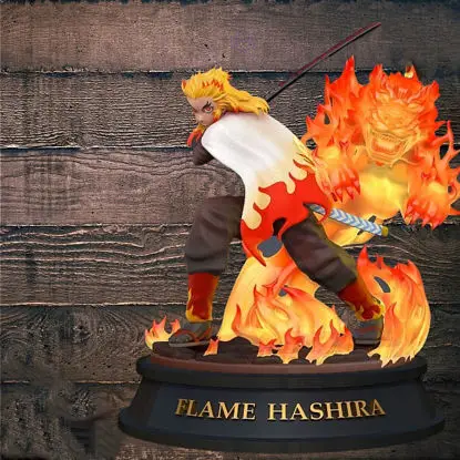 Demon Slayer - Kyojuro Rengoku 3D print model STL