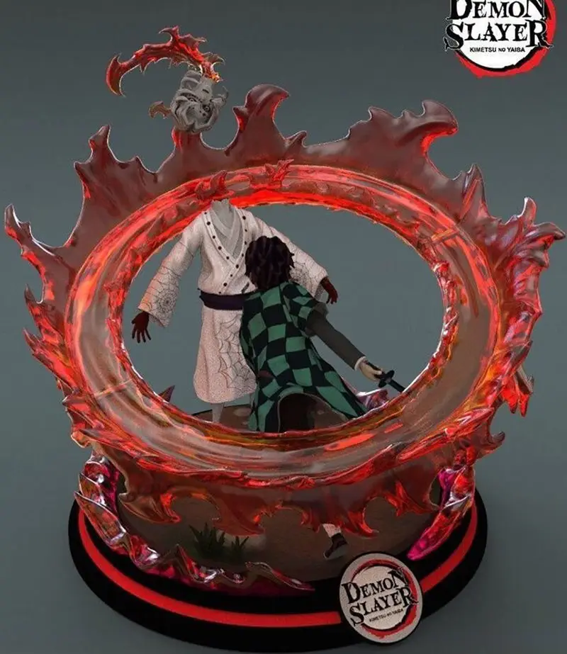 Demon Slayer – Tanjiro vs Rui 3D Printing Model STL