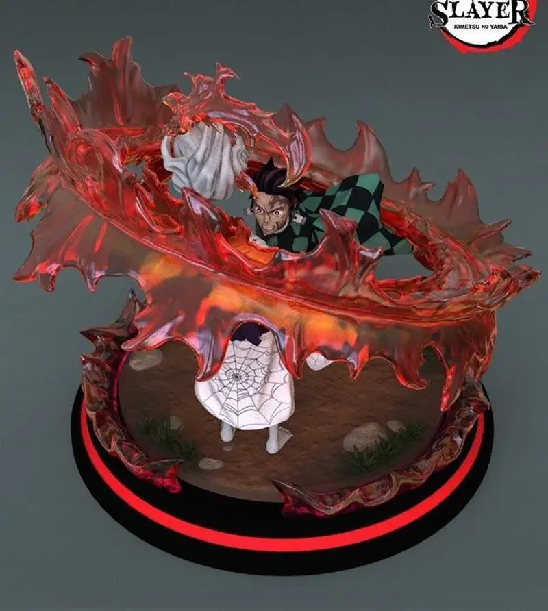 Demon Slayer – Tanjiro vs Rui 3D Printing Model STL