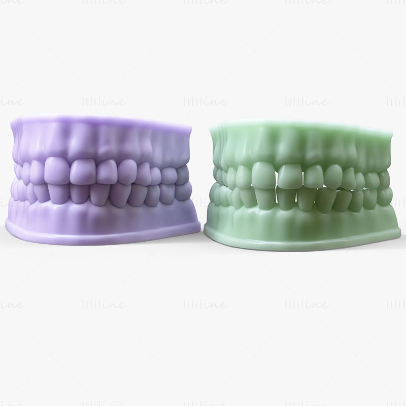 Moule de dentier modèle 3D