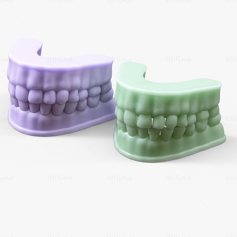 Moule de dentier modèle 3D