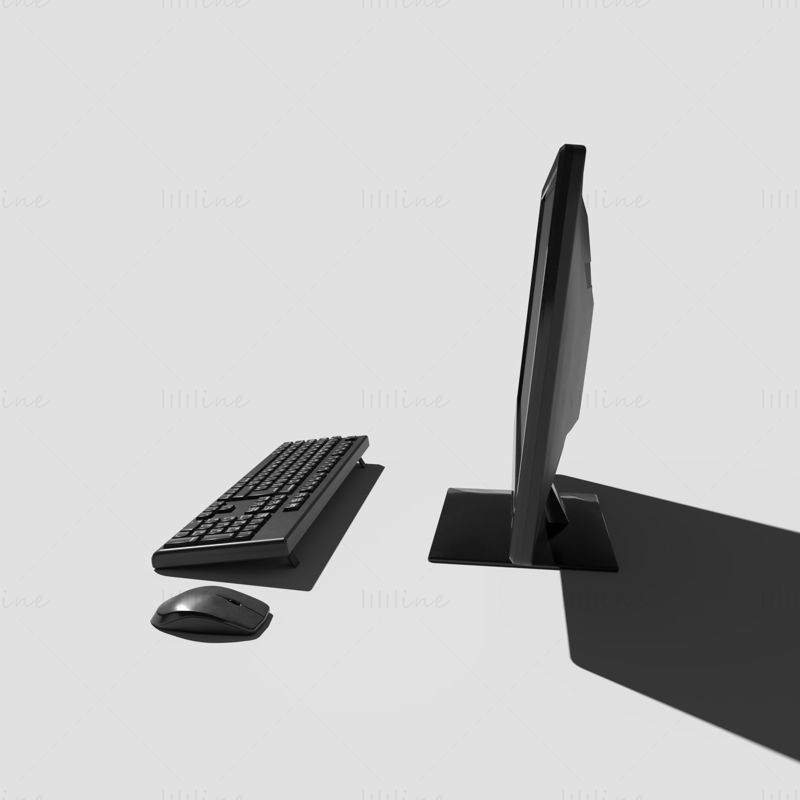 Desktop PC 3D Model