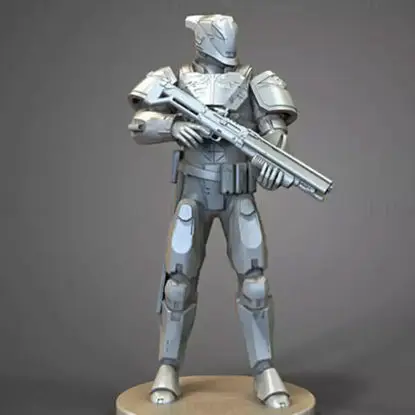 Destiny Lord Saladin Figuries 3D nyomtatási modell STL fájl