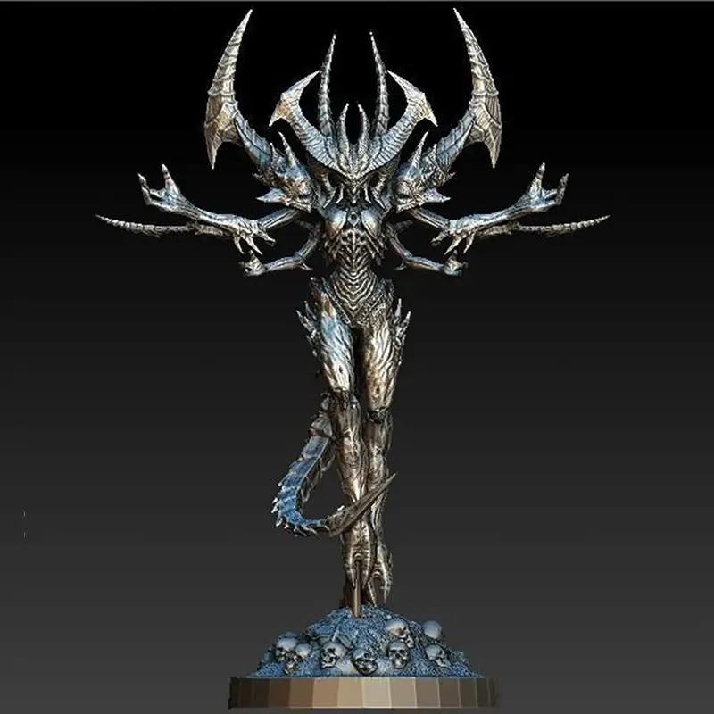 Archivo STL del modelo de impresión 3D de la estatua de Diablo