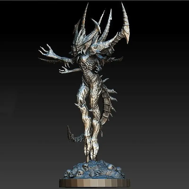 Archivo STL del modelo de impresión 3D de la estatua de Diablo