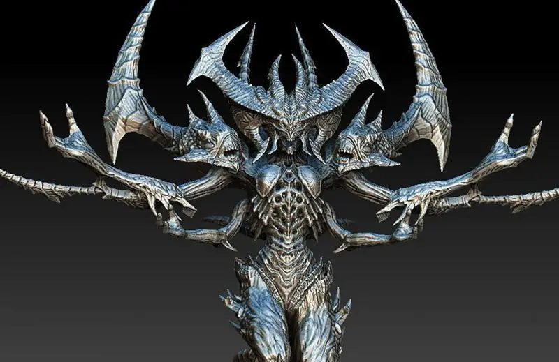 Diablo Statue 3D Print Model STL File