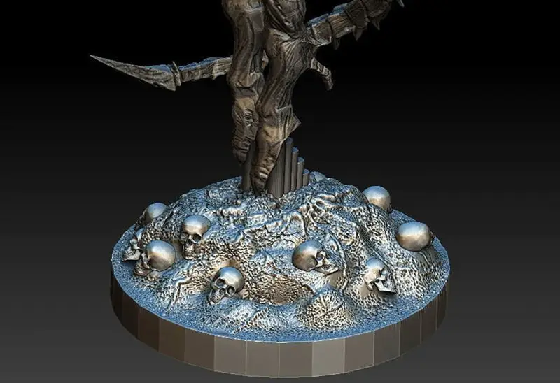 Diablo Statue 3D Print Model STL File