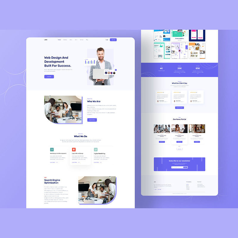 Digital Agency Landing Page