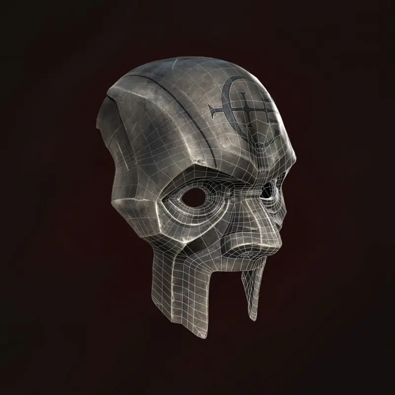 Dishonored 2 Abbey Overseer Mask چاپ سه بعدی مدل STL