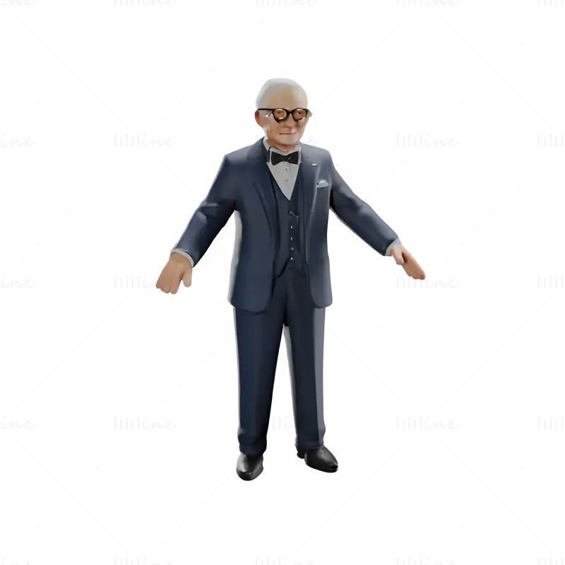 Distinguished Gentlemen 3D-printmodelcollectie