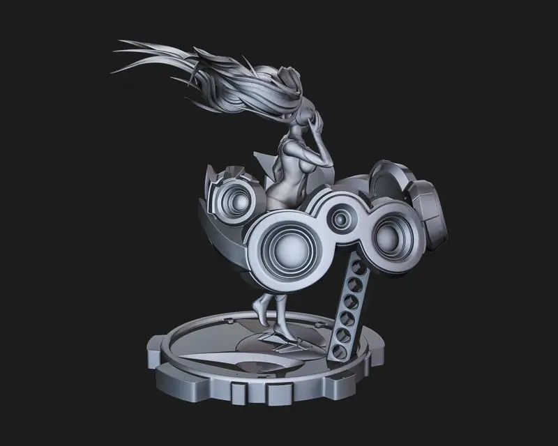 DJ Sona League of Legends 3D Print Model STL File