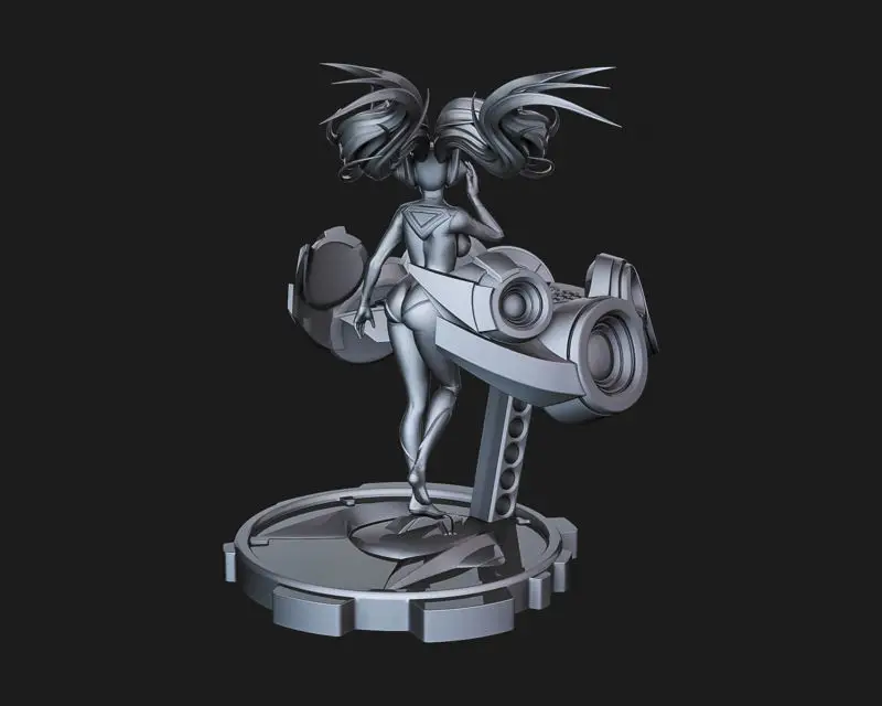DJ Sona League of Legends 3D Print Model STL File
