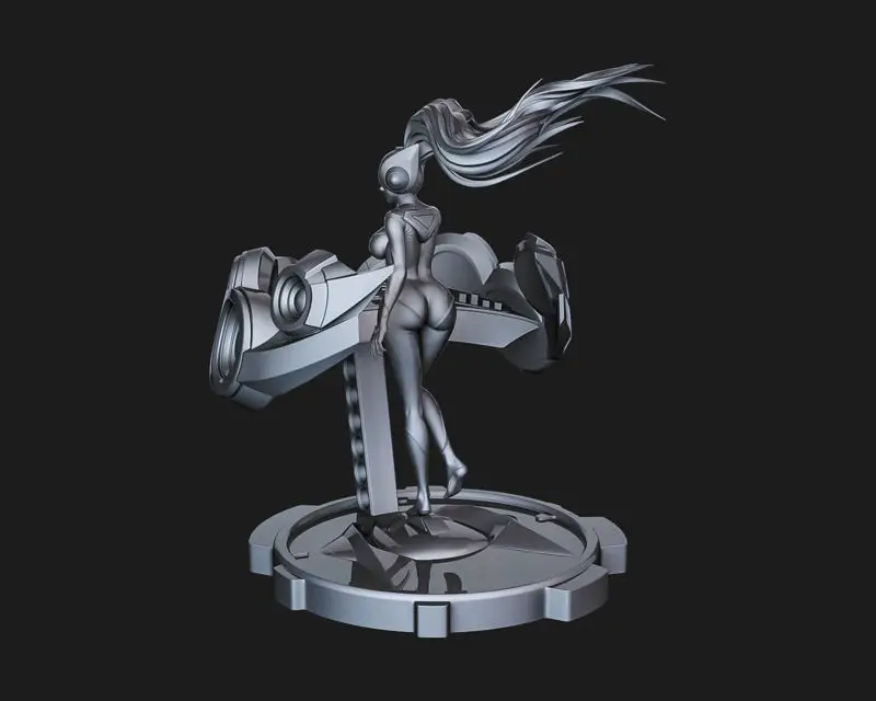 DJ Sona League of Legends 3D Print Model STL File