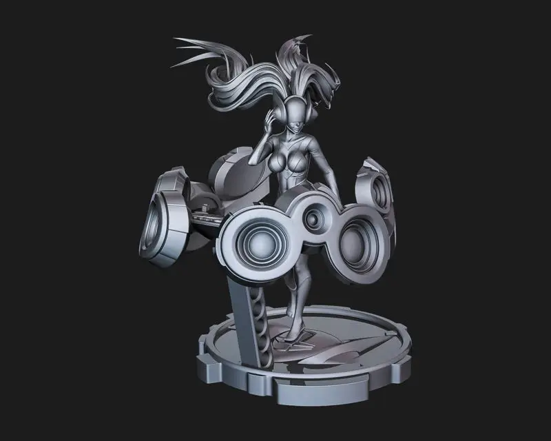 DJ Sona League of Legends 3D Print Model STL File