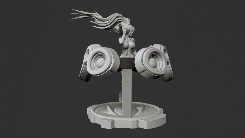 DJ Sona League of Legends 3D Print Model STL File