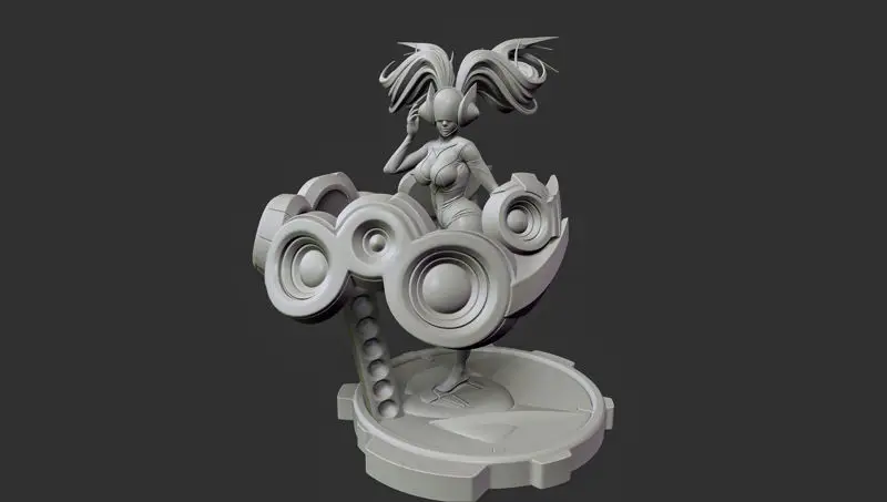 DJ Sona League of Legends 3D Print Model STL File