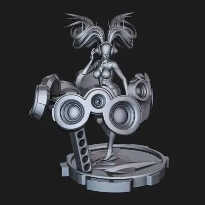 DJ Sona League of Legends 3D Print Model STL File