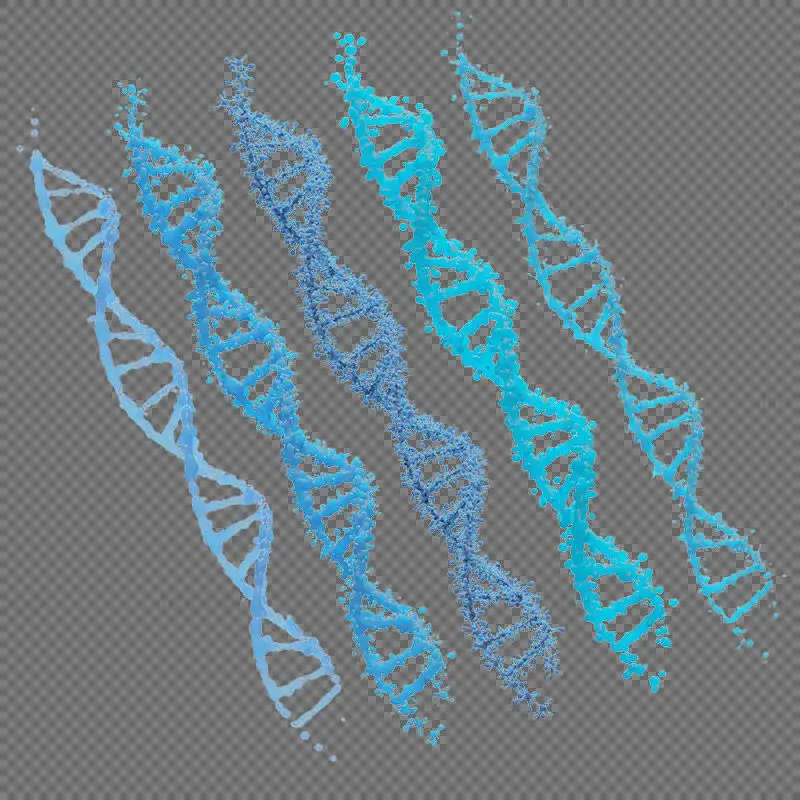 DNA medical illustration PNG