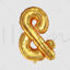 Dollar balloon gold png