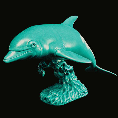 پرینت سه بعدی دلفین مدل STL