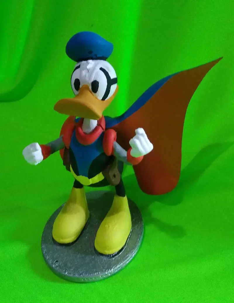 Donald Duck, Paperinik (SuperPato) 3D Printing model STL