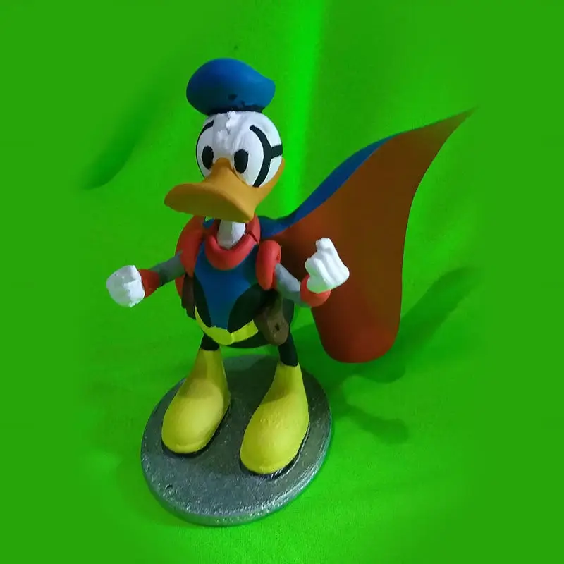 Donald Duck, Paperinik (SuperPato) 3D Printing model STL