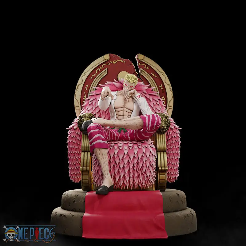 Donquixote Doflamingo - enodelni model 3D tiskanja STL