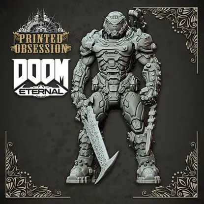 Doom Eternal Figuren 3D-Druck Modell STL-Datei