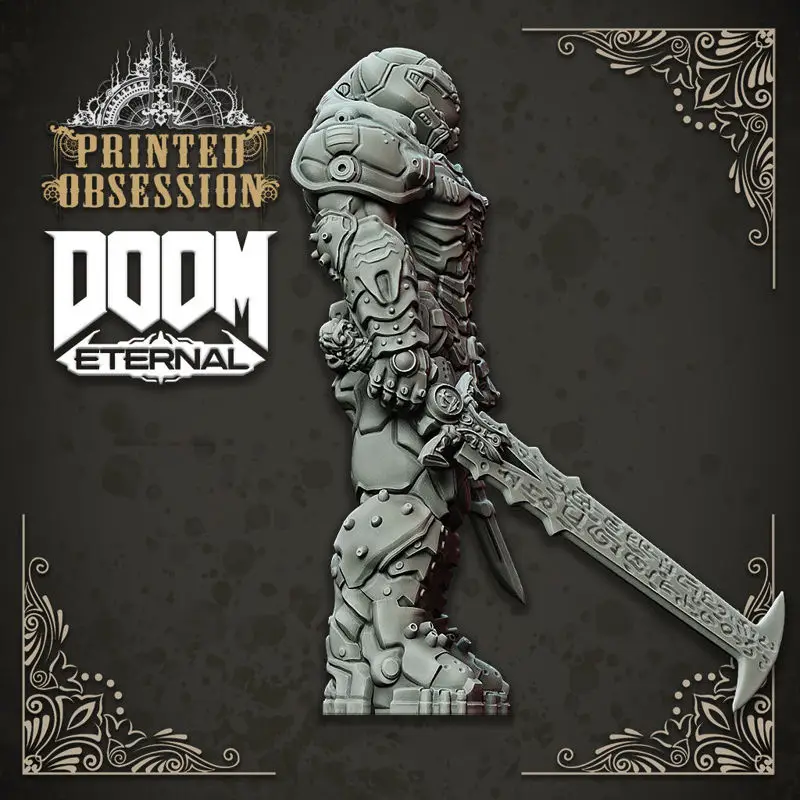 Doom Eternal Figuries 3D Print Model STL fájl